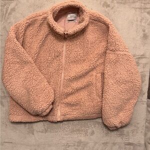 Urban Outfitters Blush Sherpa Jacket